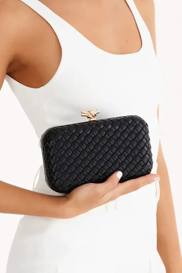 Neveah Woven Clutch