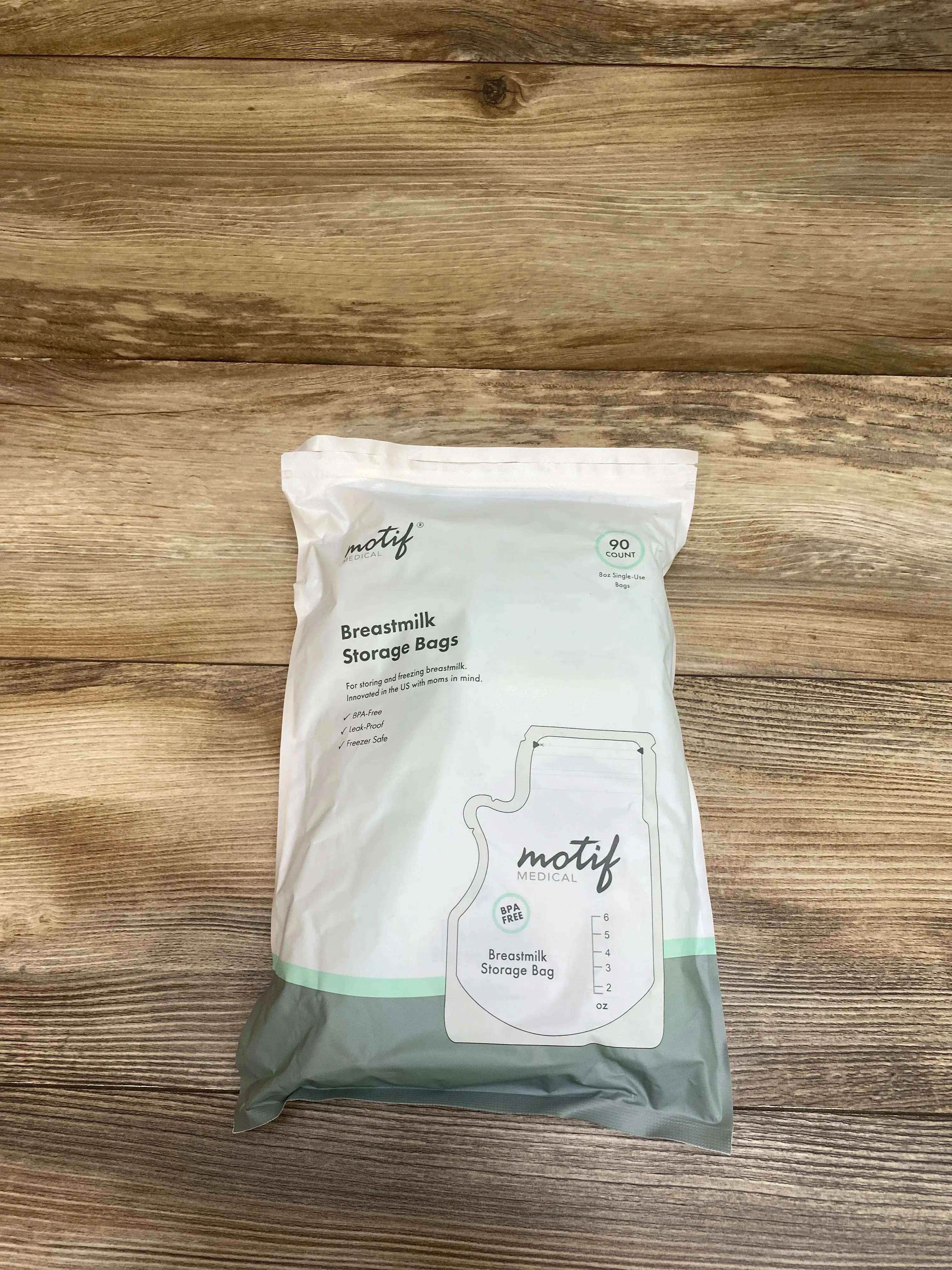 NEW Motif Medical 90ct Breastmilk Storage Bags 8oz