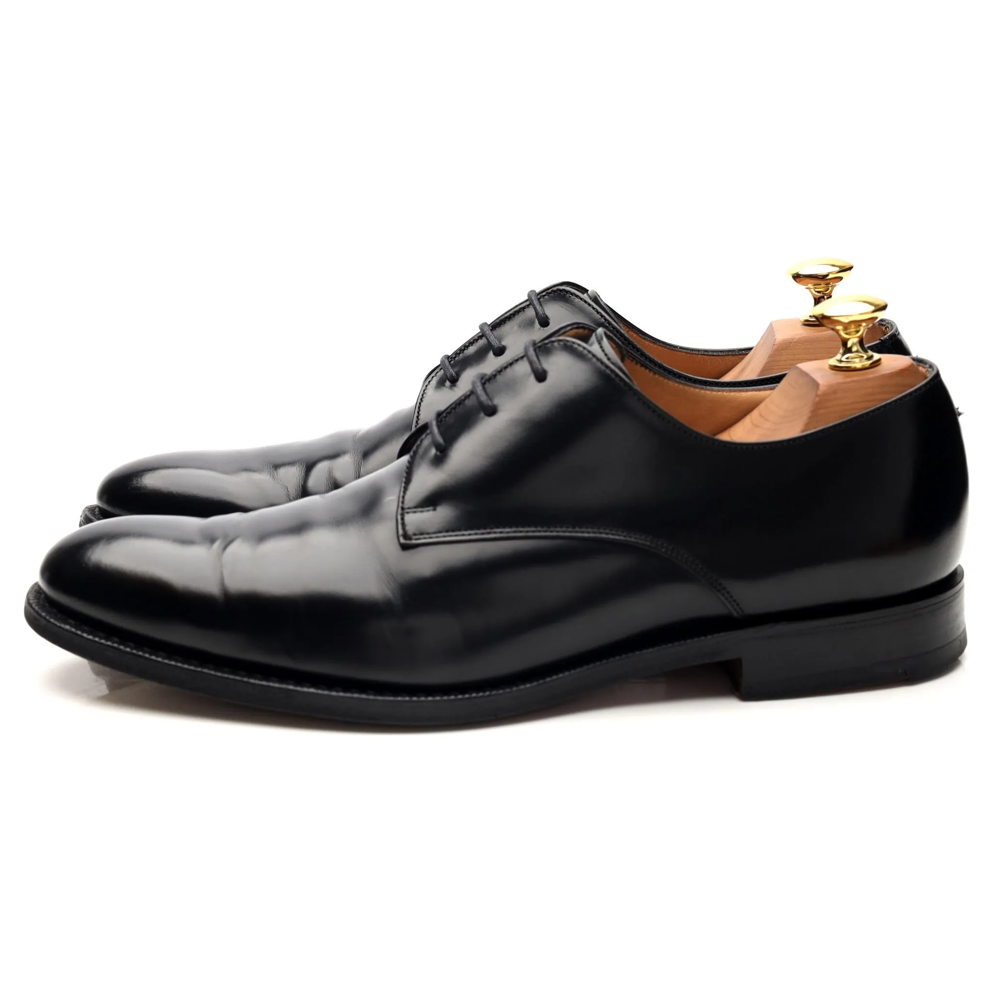 'Paris' Black Leather Derby UK 6.5 F