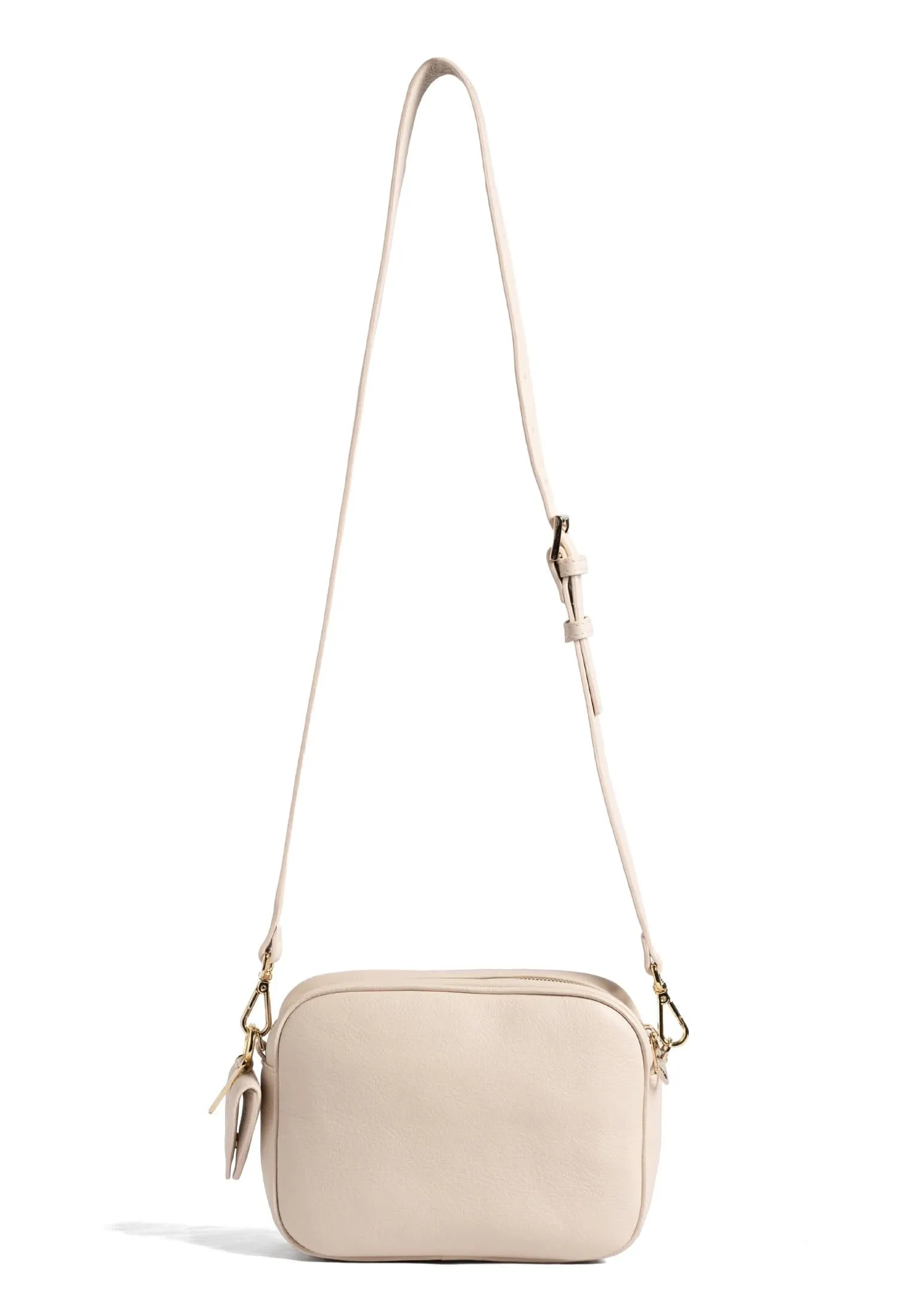 Parise Venice Weave Crossbody - White Gold