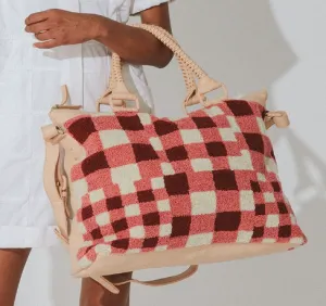 Patchwork Gingham Weekender