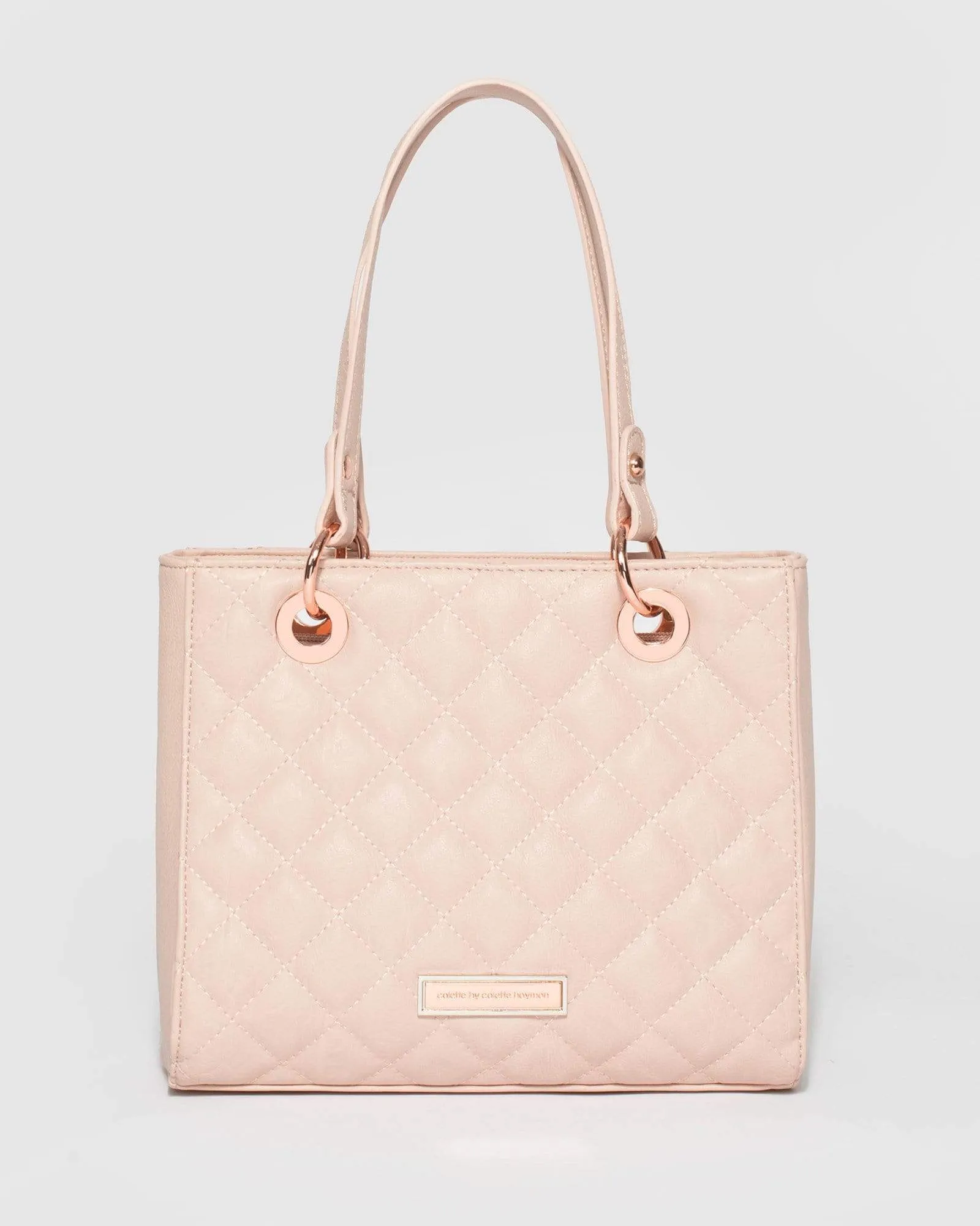 Pink Quilted Nirvana Mini Tote Bag