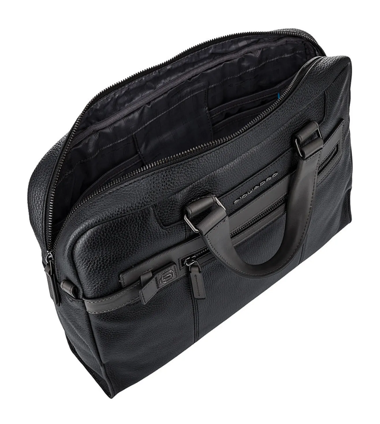 Piquadro Scott Men's Black Laptop Briefcase