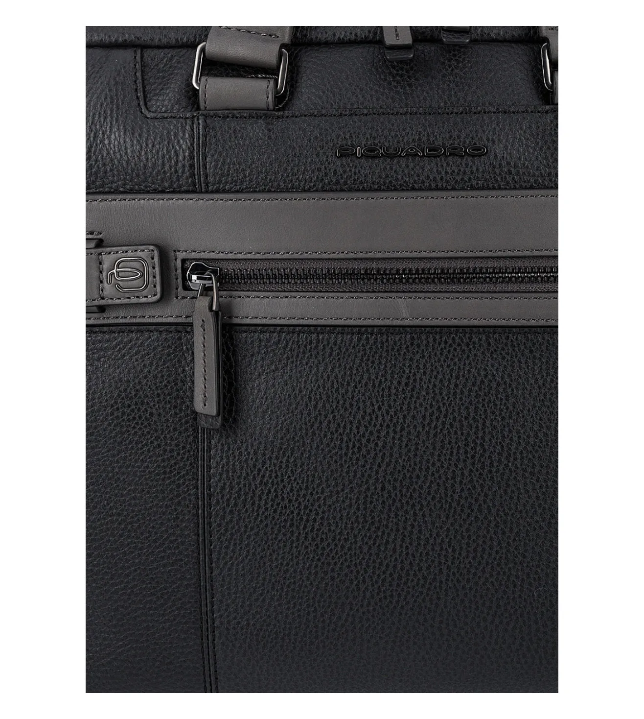 Piquadro Scott Men's Black Laptop Briefcase