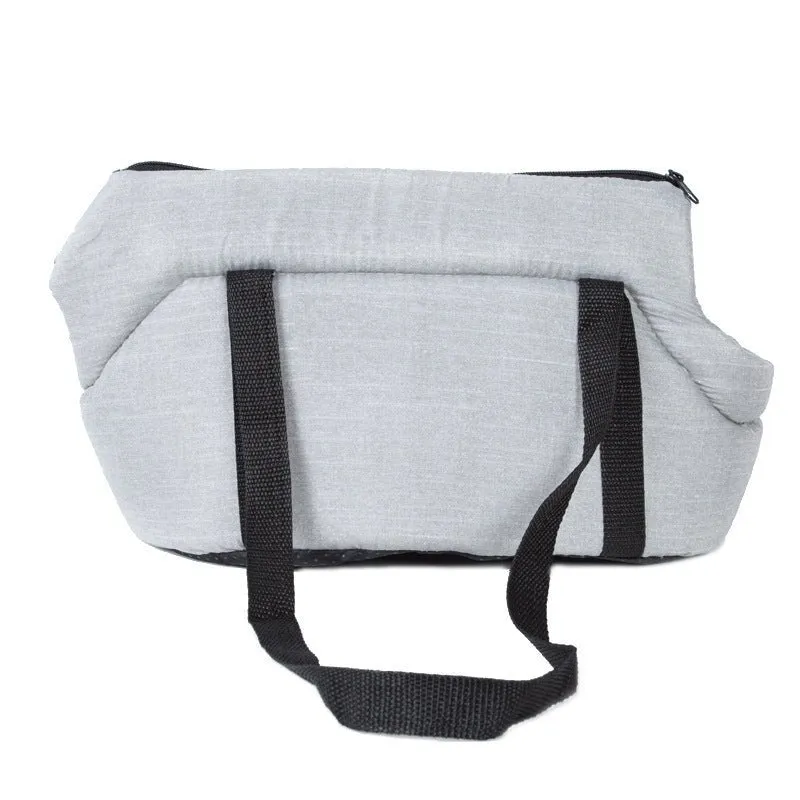 Portable Pet Dog Cat Carrier Shoulder Bag With Removable Pad At The Bottom