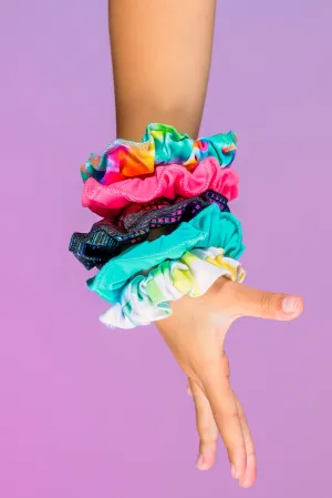 Rainbow Rush Scrunchie 5 Pack