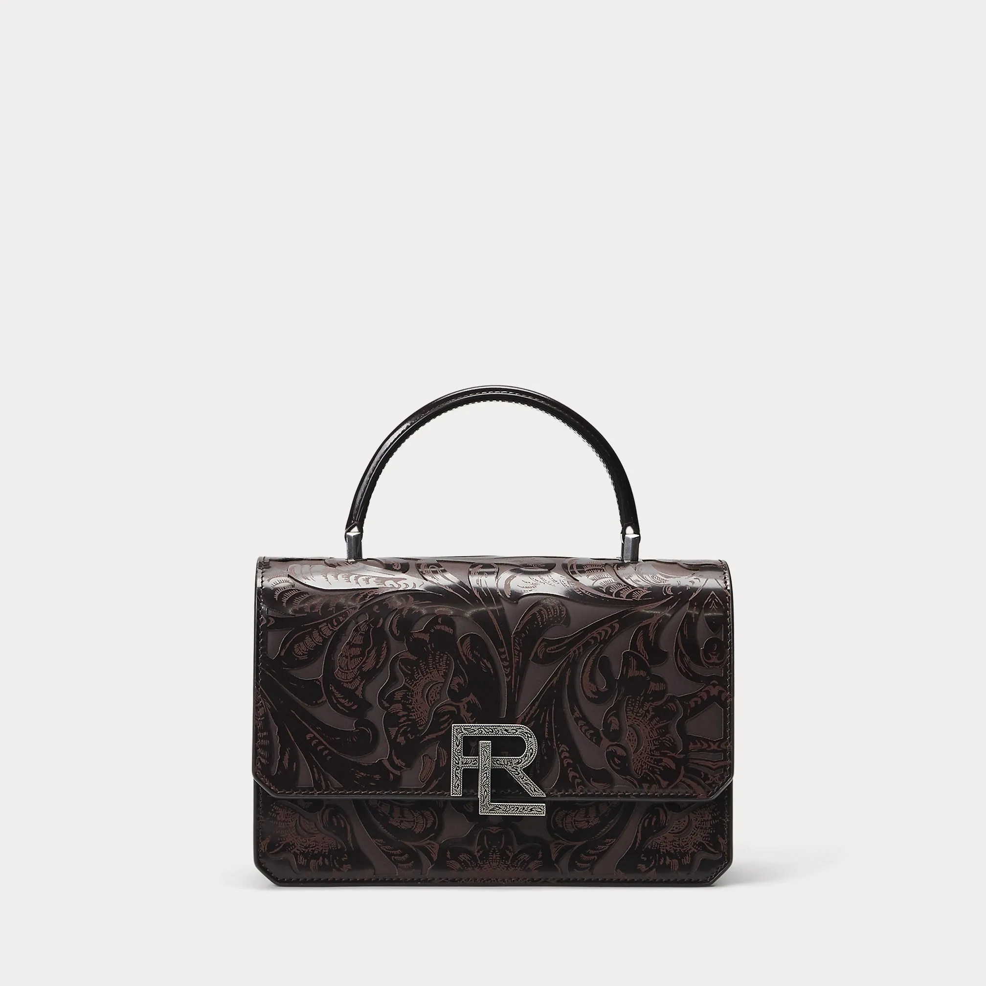 RL 888 Tooled Calfskin Top Handle