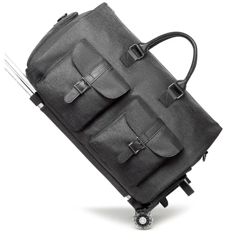 Rolling Duffel Trolley Duffel Bag Luggage Wheels