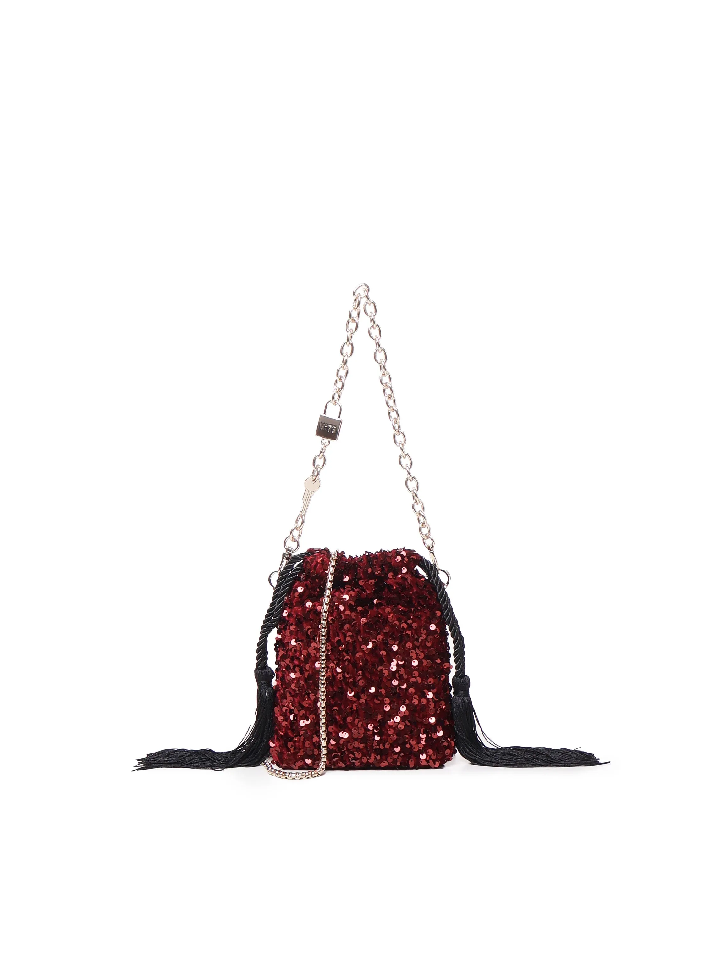 Ruby Drawstring Clutch Bag