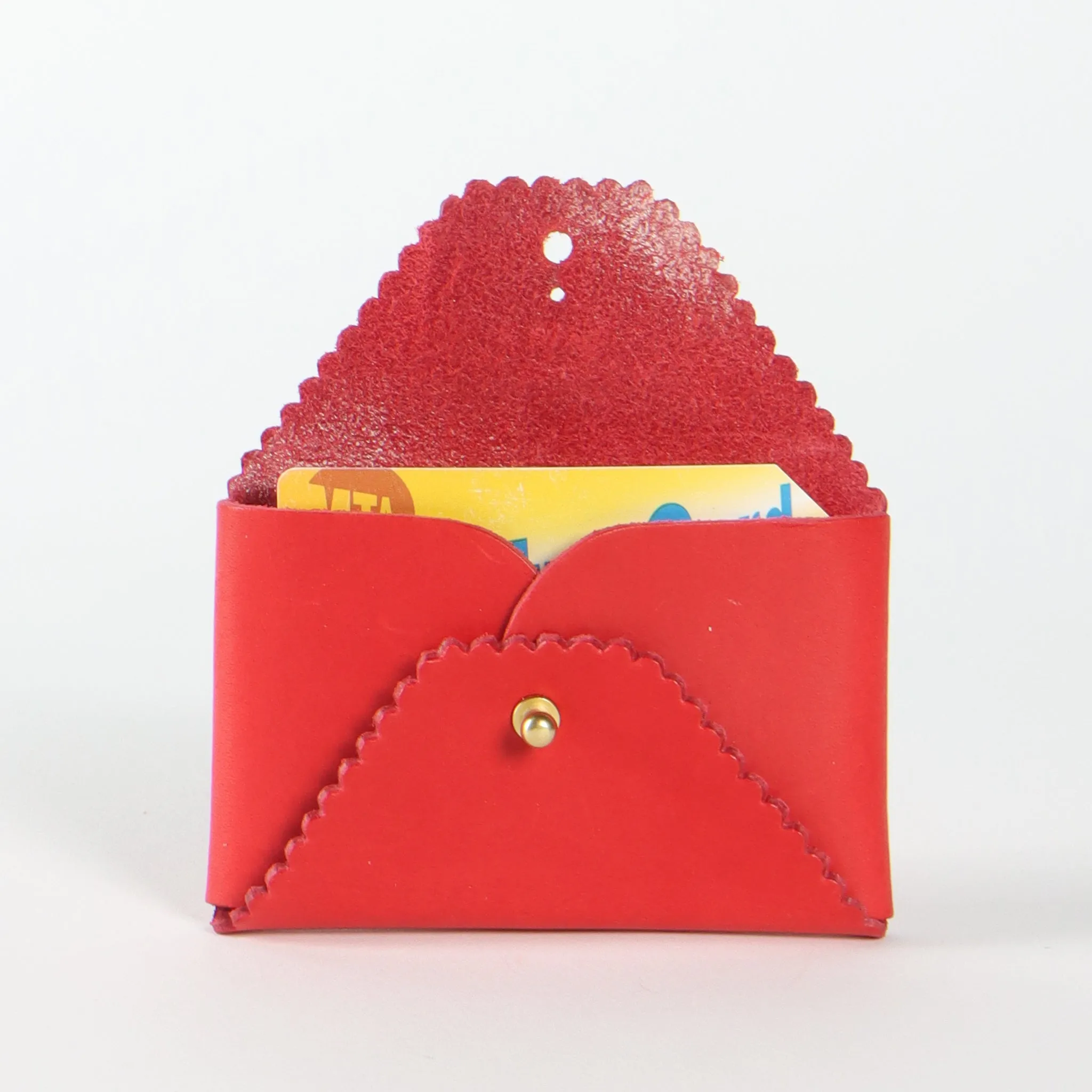 Scallop Wallet | Scarlet