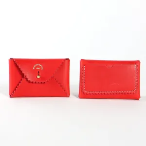 Scallop Wallet | Scarlet