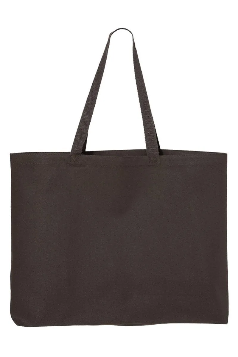 Softball & Baseball Stitches Coquette Canvas Jumbo Tote