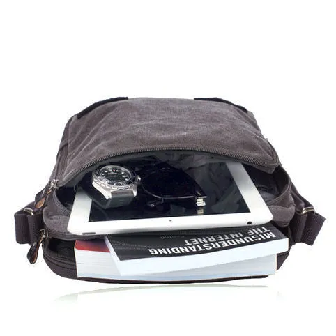 Troop Black Cotton Classic Flight Bag