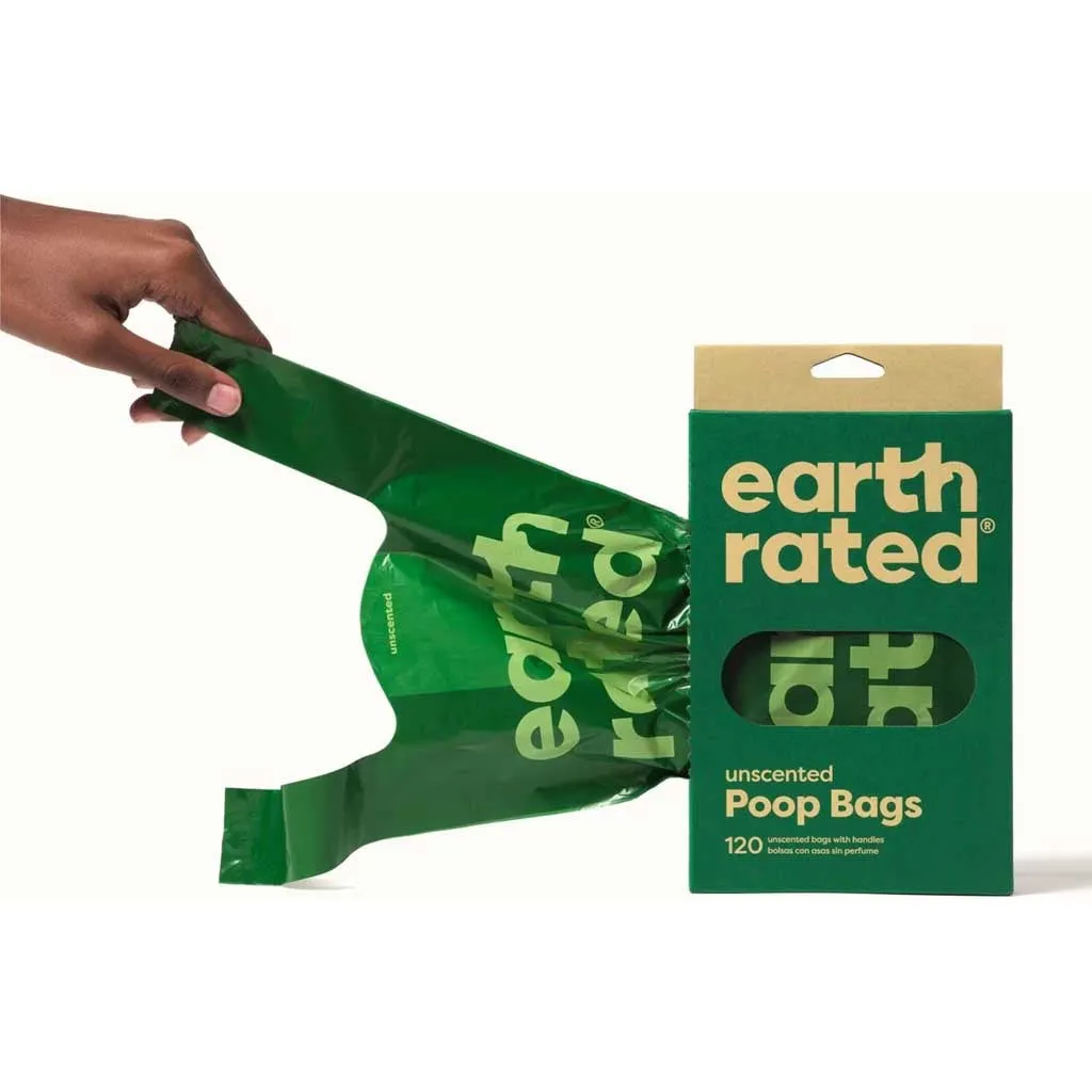 Unscented Handle Poop Bags 120ct