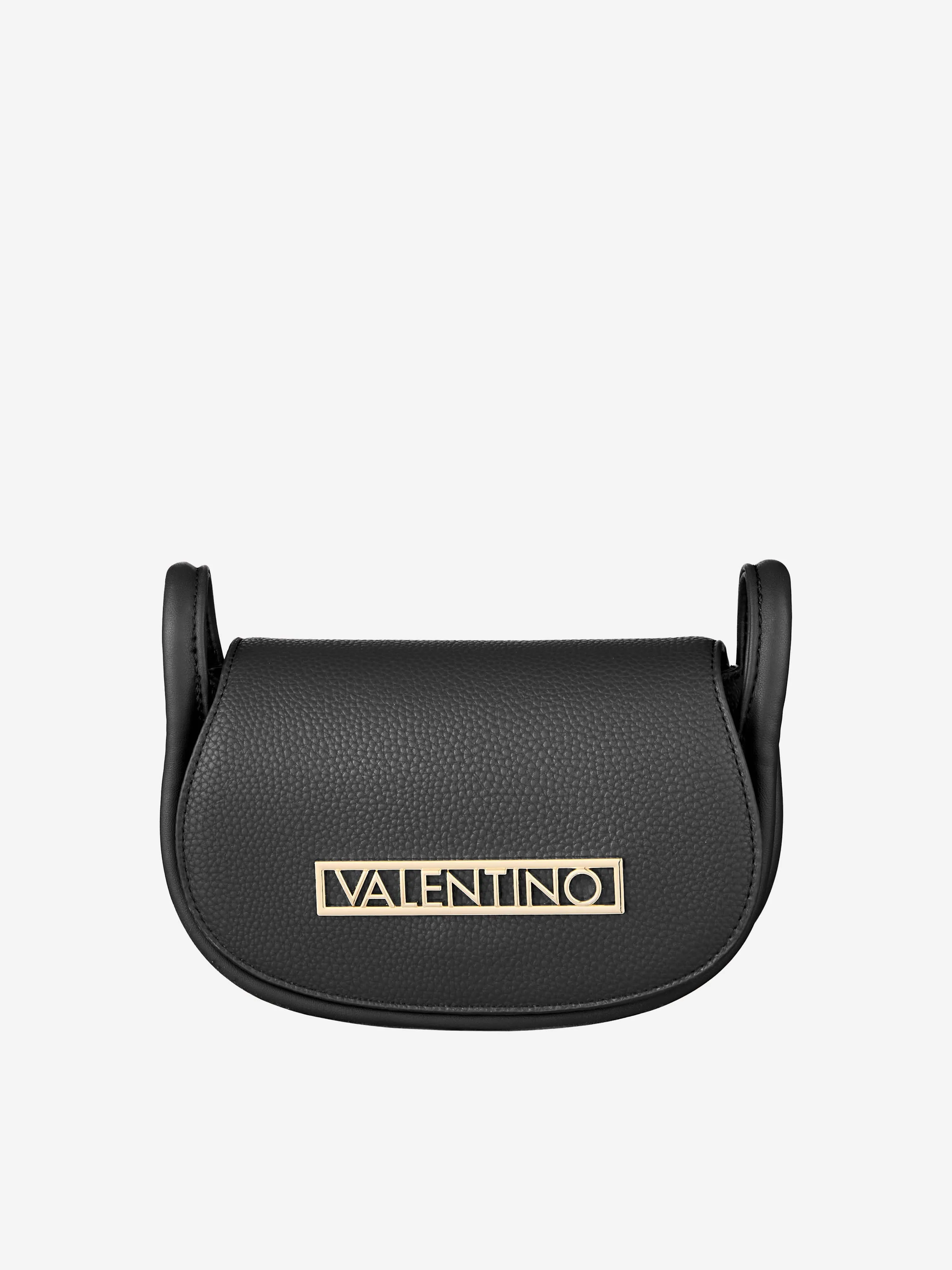 Valentino Girls Vinile Flap Bag in Black (22cm)