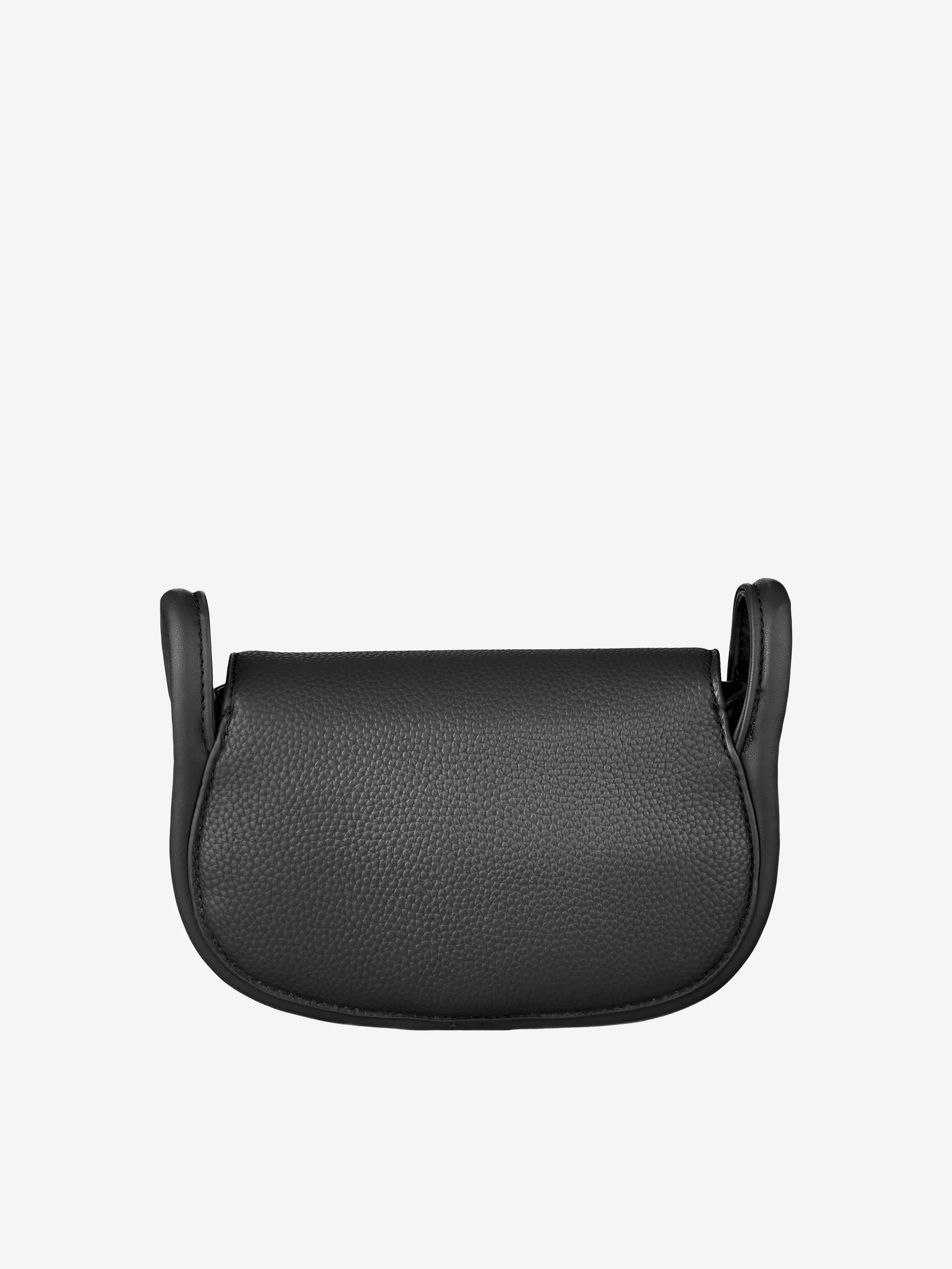 Valentino Girls Vinile Flap Bag in Black (22cm)