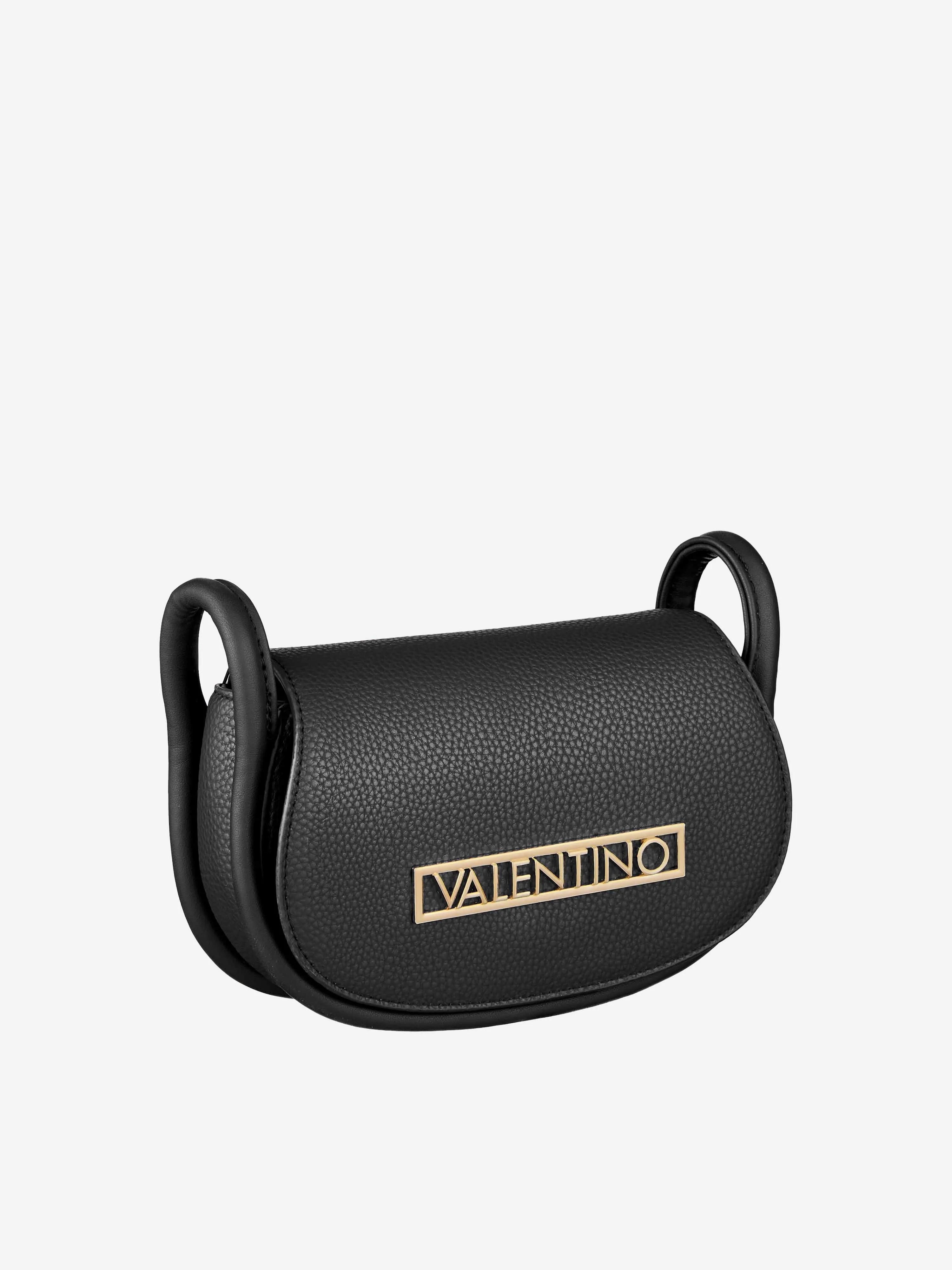 Valentino Girls Vinile Flap Bag in Black (22cm)