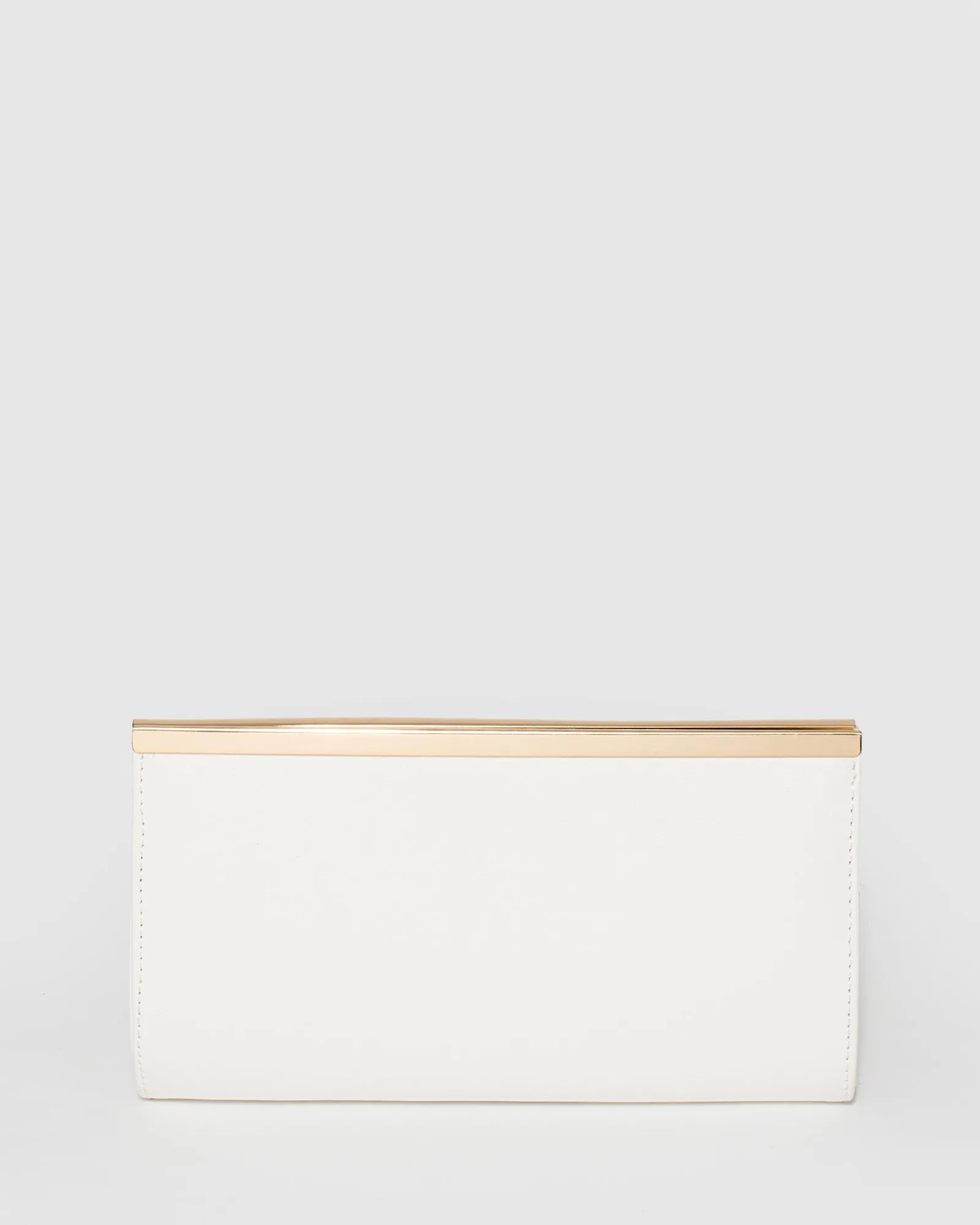 White Taylor Classic Clutch Bag