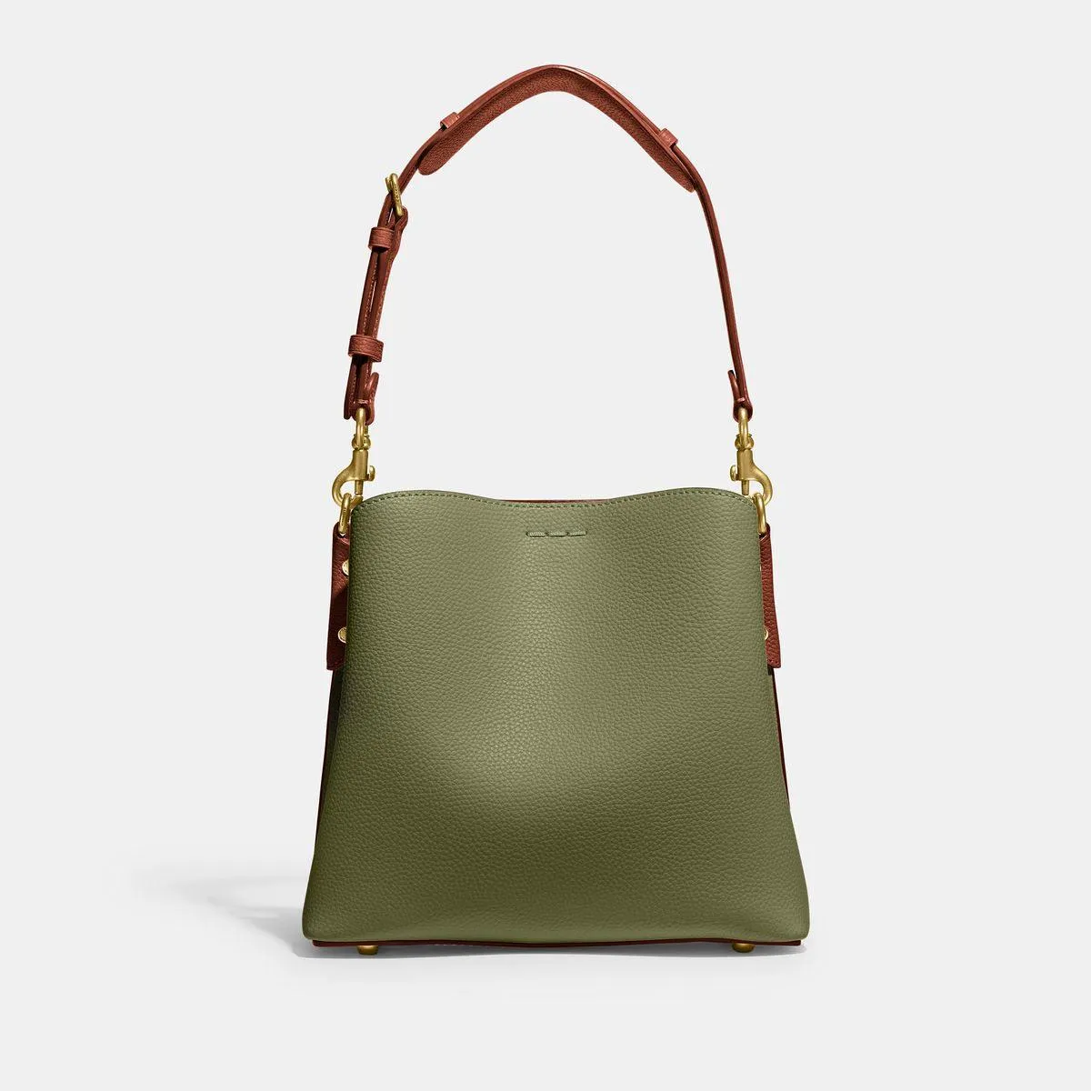 Willow Bucket Bag In Colorblock With Signature Canvas Interior