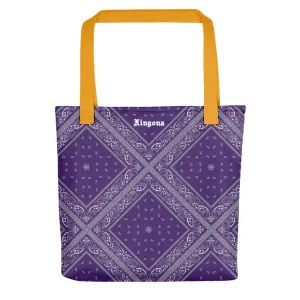 Xingona Purple Bandana Gold Strap (Lakers Colors) - Tote bag